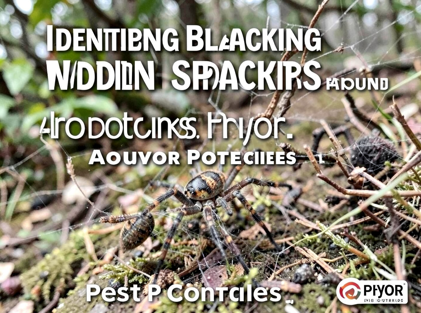 Identifying Black Widow Spiders Around Pryor Properties